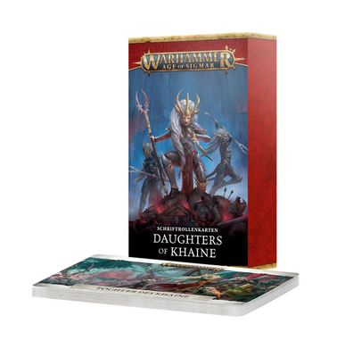 Schriftrollenkarten: Daughters of Khaine - Warhammer Age of Sigmar - Games Workshop