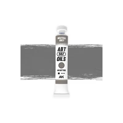 Neutral grey (20mL) - Ölfarbe - Oil - Abteilung 502