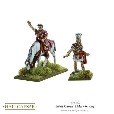 Julius Caesar & Mark Antony - Hail Caesar - Warlord Games