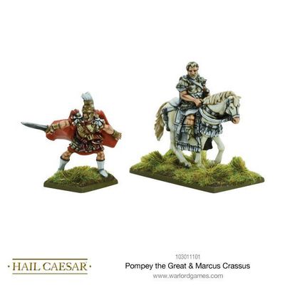 Pompey the Great & Marcus Crassus - Hail Caesar - Warlord Games