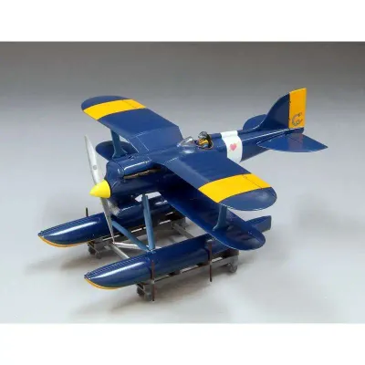 Porco Rosso Curtiss R3c-0 Seaplane + Fig. Curtis 1/48 Model Kit Studio Ghibli - FineMolds