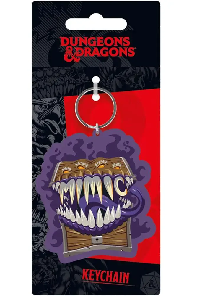 Dungeons & Dragons Mimic Rubber Keychain - DnD