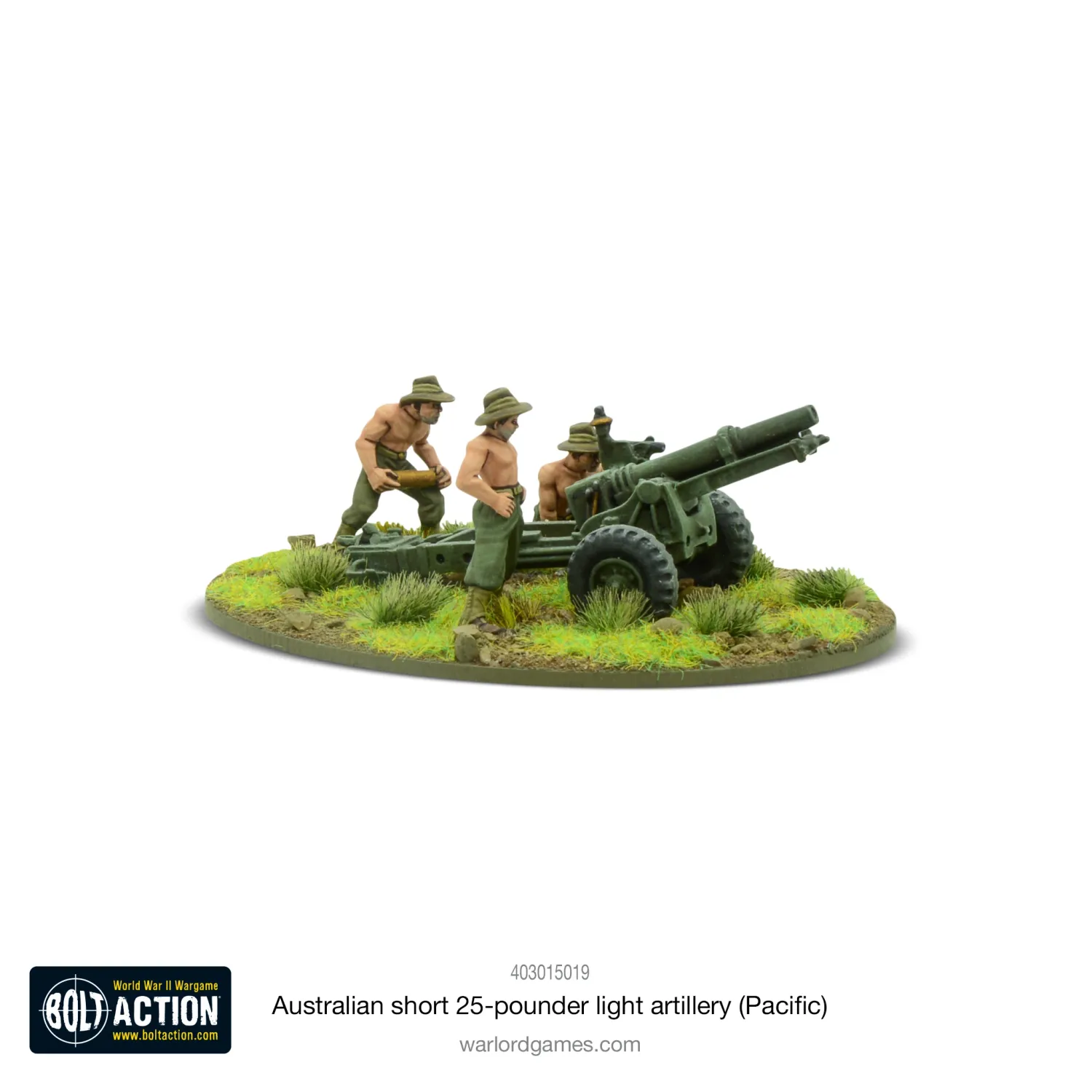 Australian short 25-pdr (Pacific) - Australian British - Bolt Action Australian short 25-pdr (Pacific) - Australian British - Bolt Action