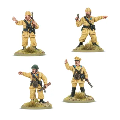 Italian Paracadutisti platoon commanders - Allies - Bolt Action Italian Paracadutisti platoon commanders - Allies - Bolt Action