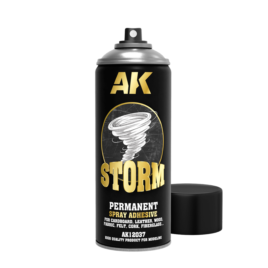 AK Storm 400ml Permanent Spray Adhesive Glue Kontaktkleber - AK Interactive AK Storm 400ml Permanent Spray Adhesive Glue Kontaktkleber - AK Interactive