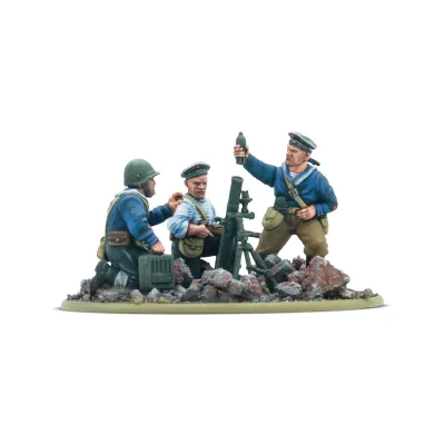 Soviet Naval Brigade Medium Mortar Team - Bolt Action - Warlord Games