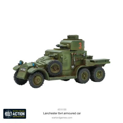 Lanchester 6x4 armoured car - Bolt Action - Warlord Games