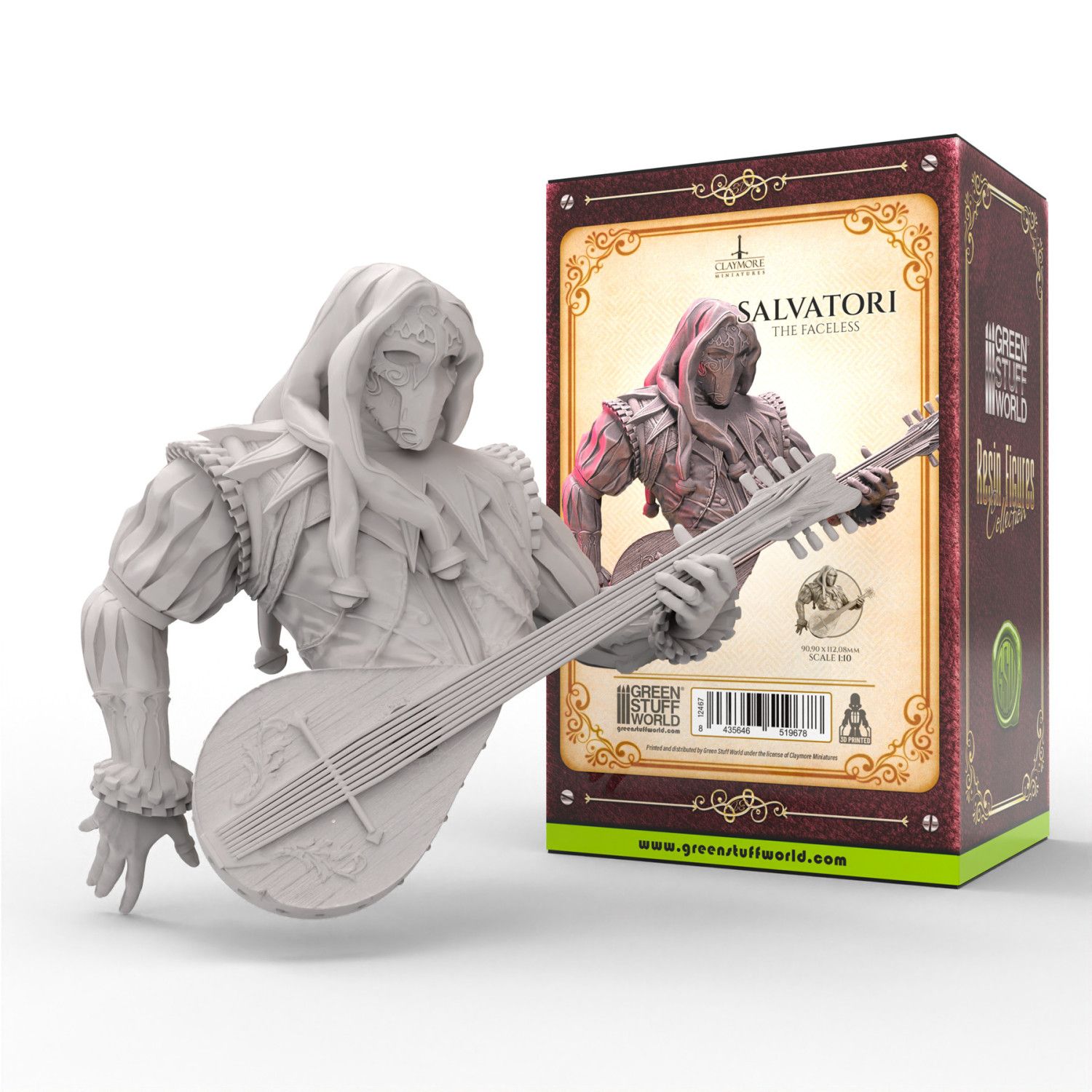 Claymore Miniatures - Salvatori The Faceless - Greenstuff World