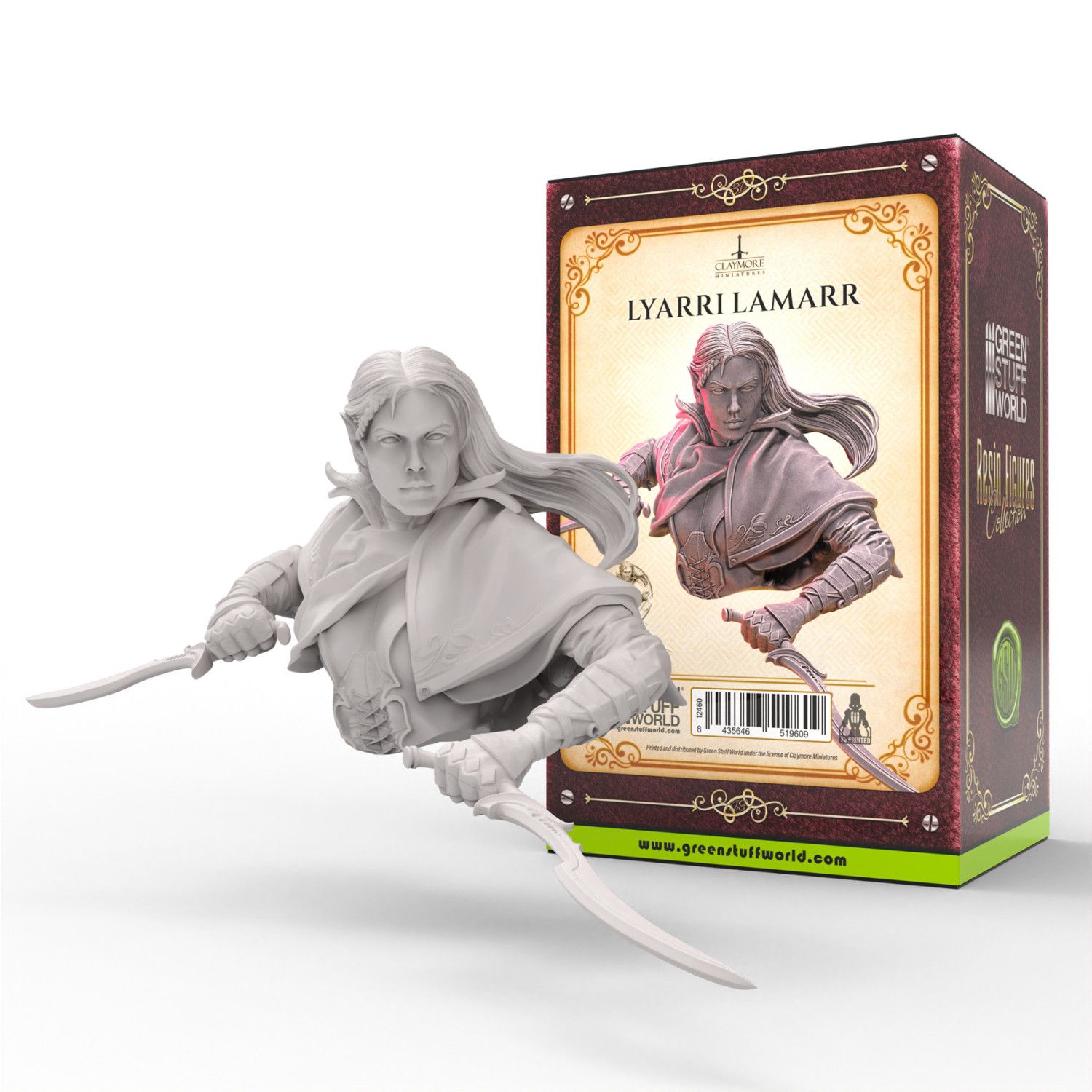 Claymore Miniatures - Lyarri Lamarr - Greenstuff World Claymore Miniatures - Lyarri Lamarr - Greenstuff World