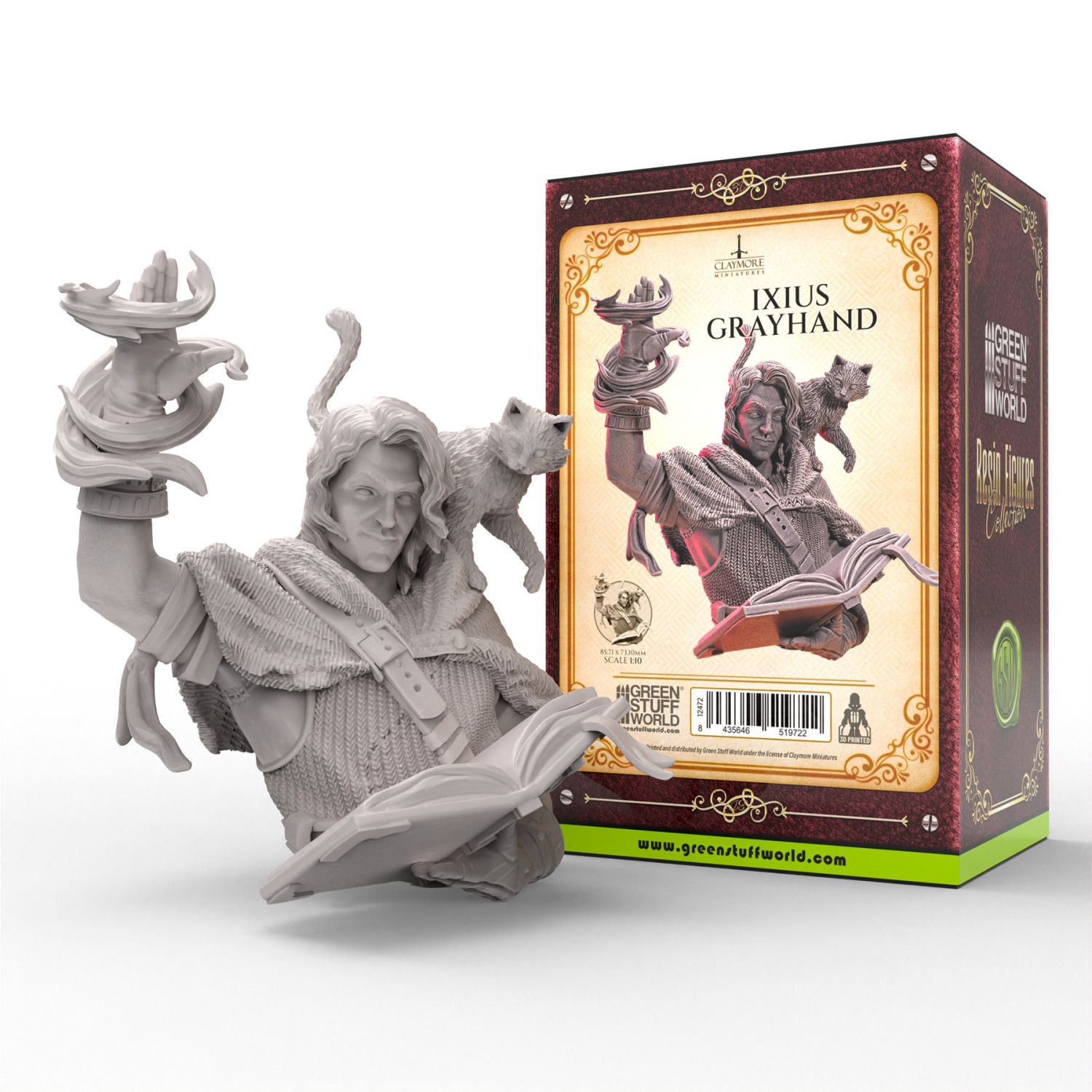 Claymore Miniatures - Ixius Grayhand - Greenstuff World