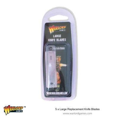 Large Replacement Knife Blades x 5 - Warlord Games