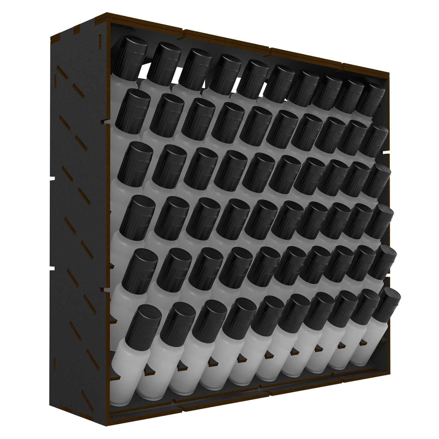 Black Modular Paint Rack - VERTICAL 17ml - Greenstuff World