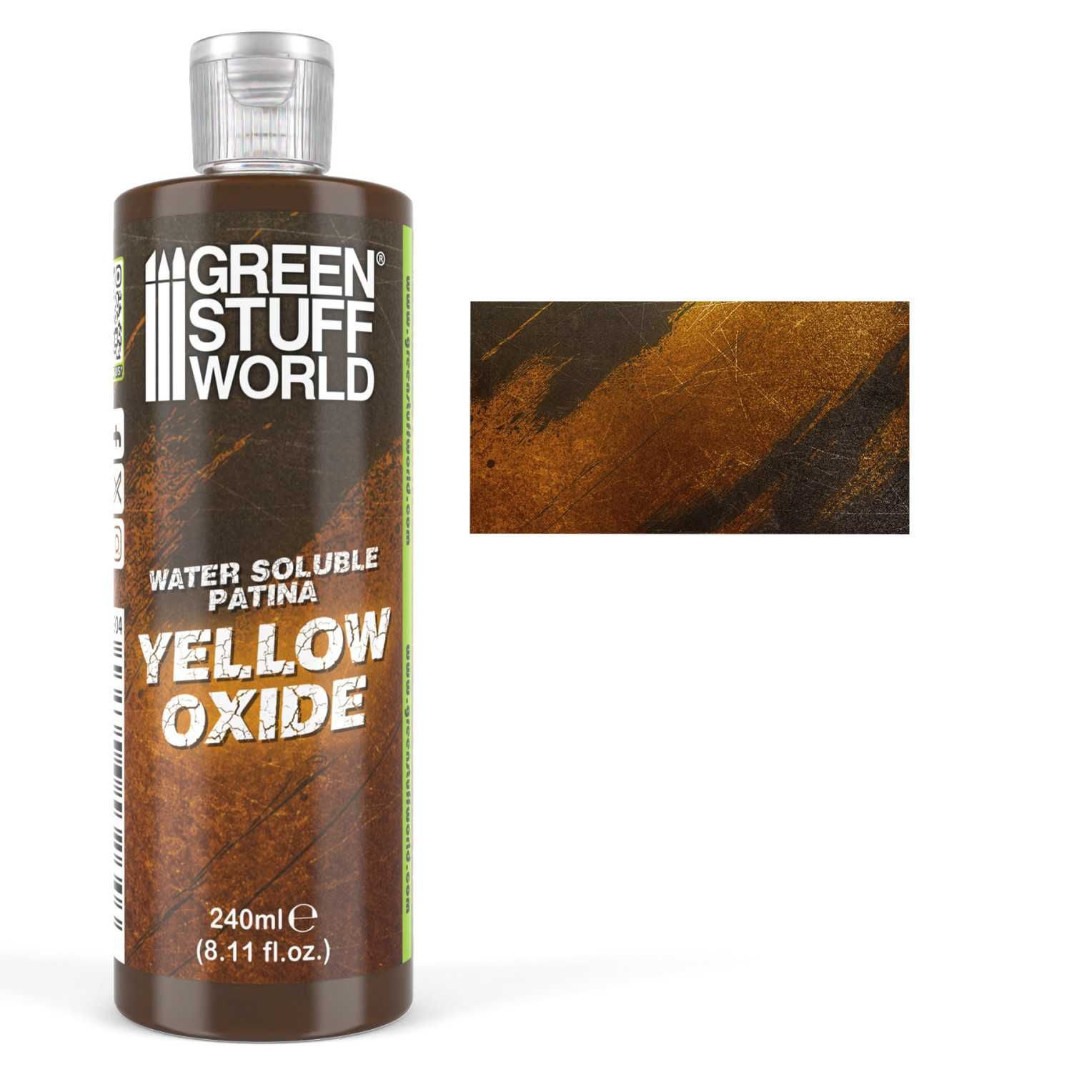 Wasserlösliche Patina-Effekte YELLOW OXIDE 240ml - Greenstuff World Wasserlösliche Patina-Effekte YELLOW OXIDE 240ml - Greenstuff World