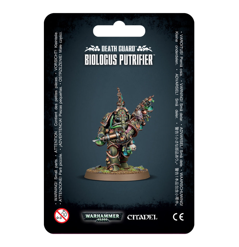 DEATH GUARD BIOLOGUS PUTRIFIER - Warhammer 40.000 - Games Workshop DEATH GUARD BIOLOGUS PUTRIFIER - Warhammer 40.000 - Games Workshop