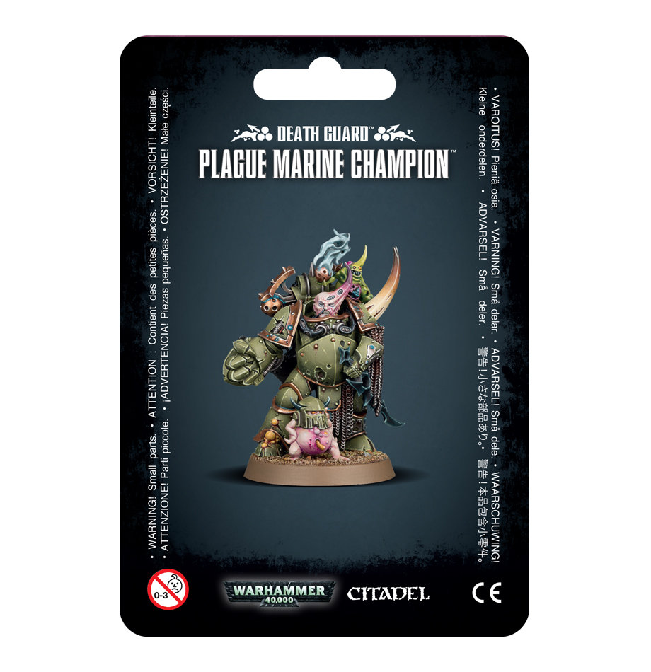 MO: DEATH GUARD PLAGUE MARINE CHAMPION - Warhammer 40.000 - Games Workshop