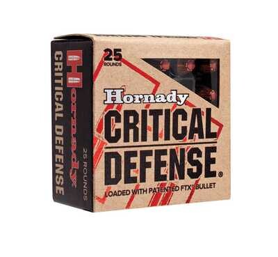 Hornady Critical Defense 38 Spl 110GR FTX