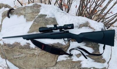 MOSSBERG PATRIOT 22-250 REM 22" 5-RD BOLT ACTION RIFLE With Scope.