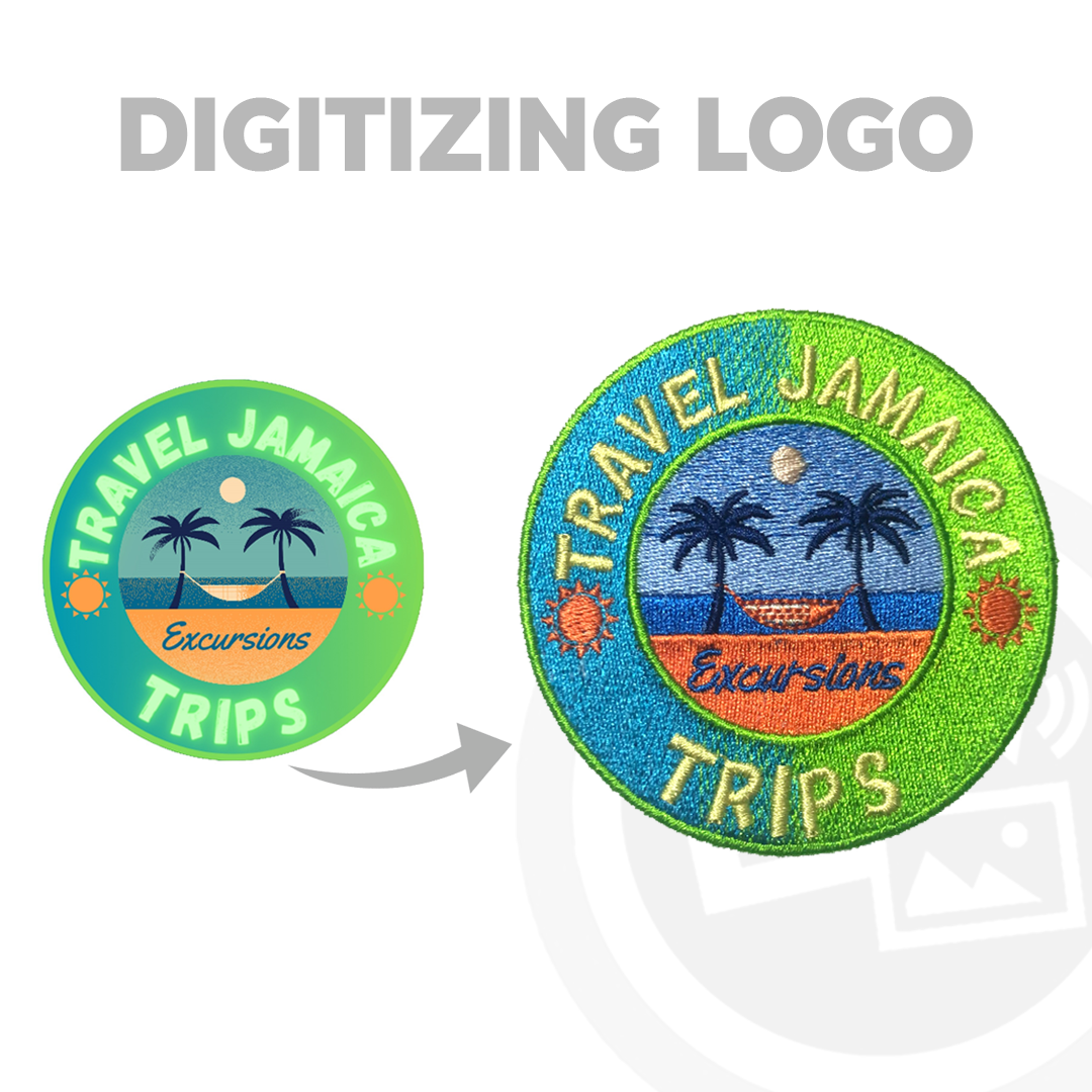 Digitize Business Logo for Stitching