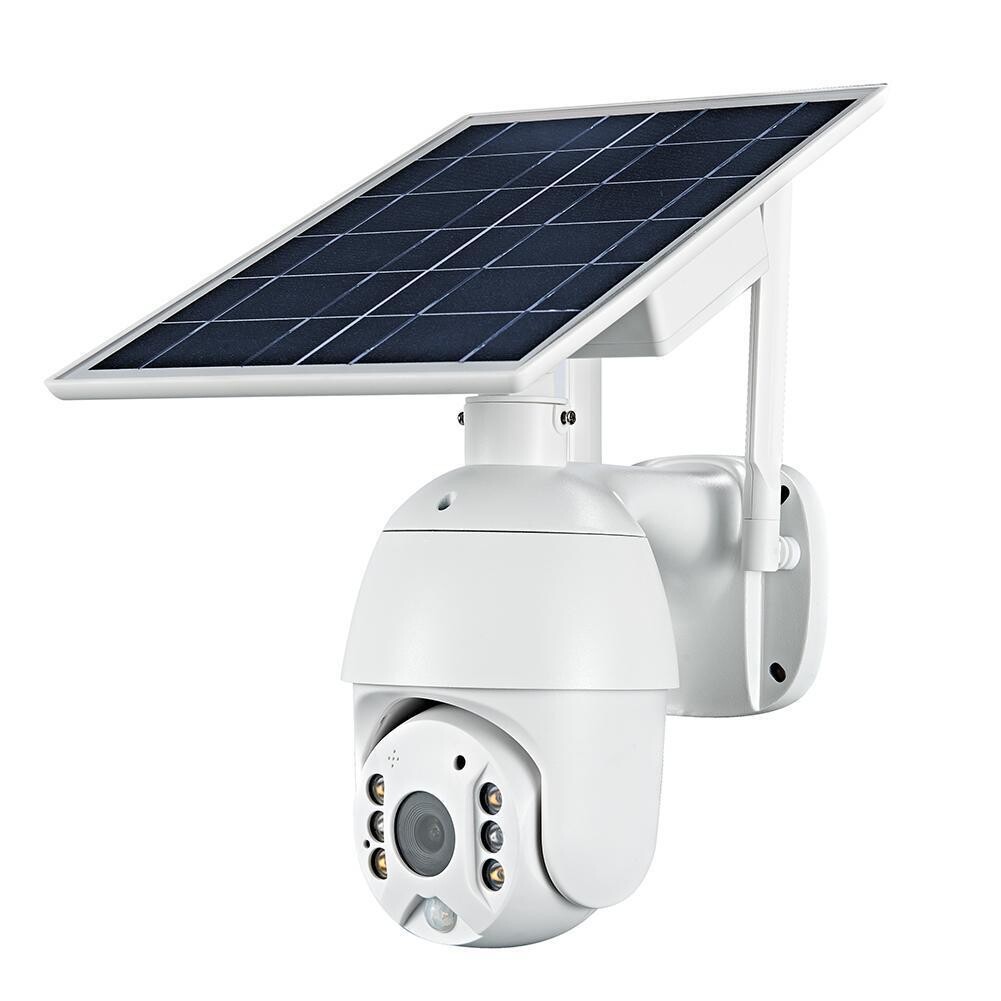 PTZ Camera Waterproof Solar Energy Alert Webcam with Low Power Consumption Smart Two-way Voice