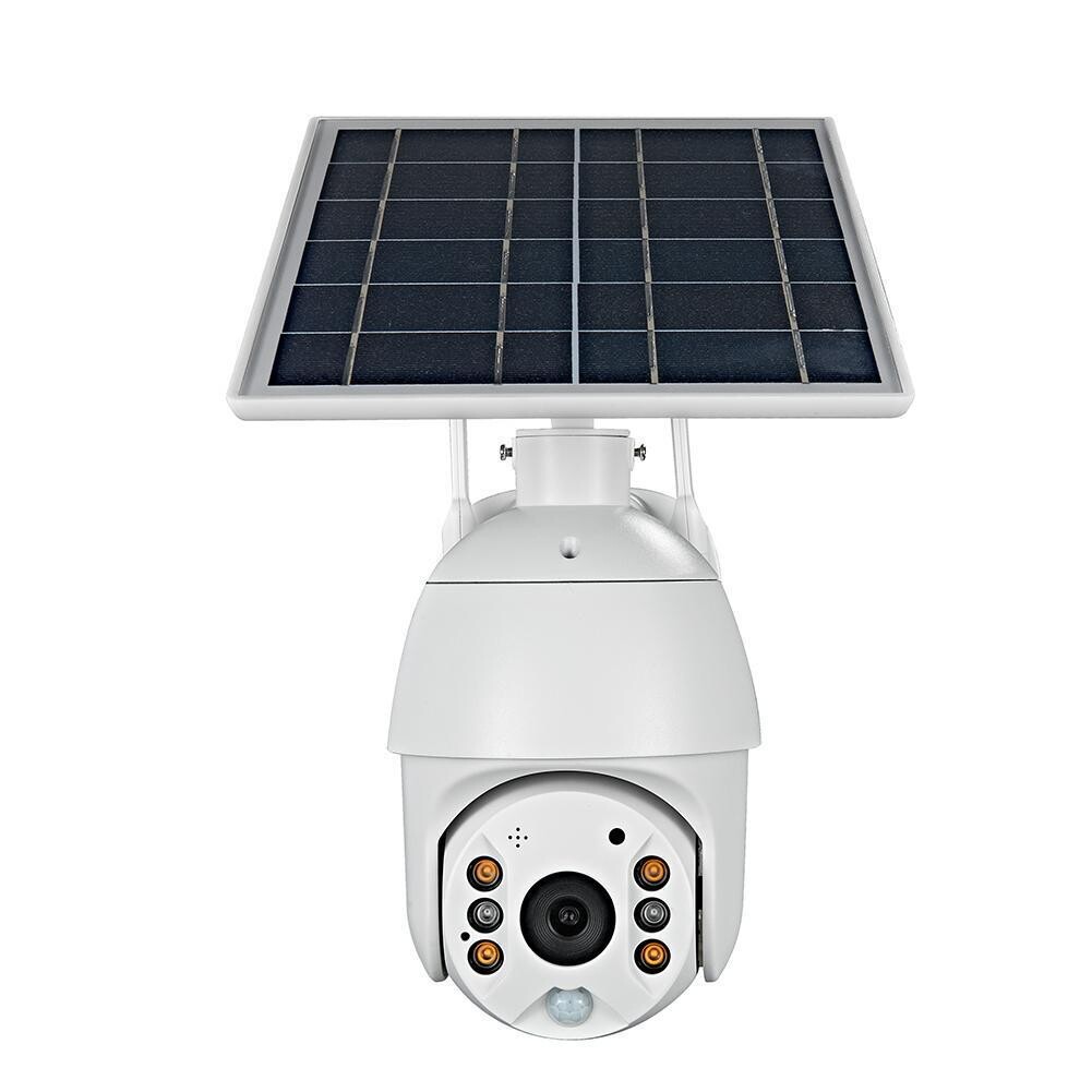 PTZ Camera Waterproof Solar Energy Alert Webcam with Low Power Consumption  Smart Two-way Voice