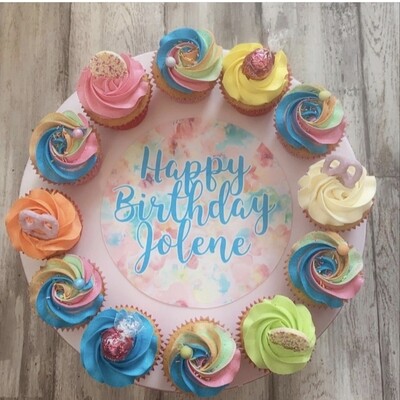 PV Personalised Cupcake Board