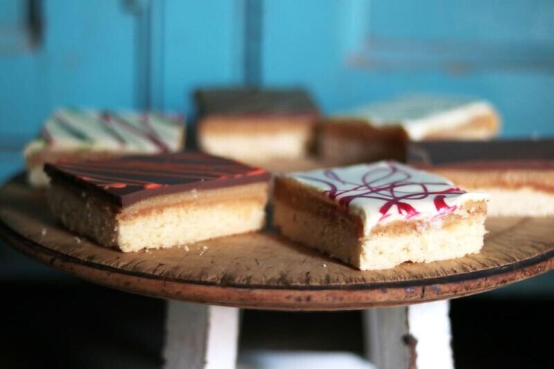 Treat Box - Cupcakes & Millionaire Shortbread Treat Box - Cupcakes & Millionaire Shortbread