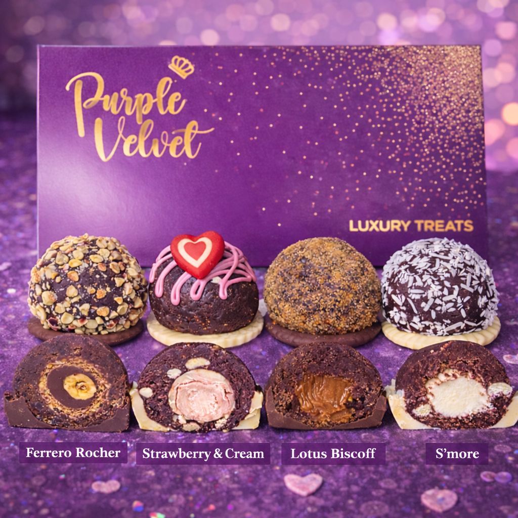 Valentine Brownie Bombs 💜❤️