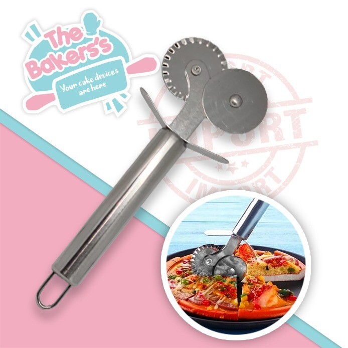 PISAU PEMOTONG PIZZA STAINLESS