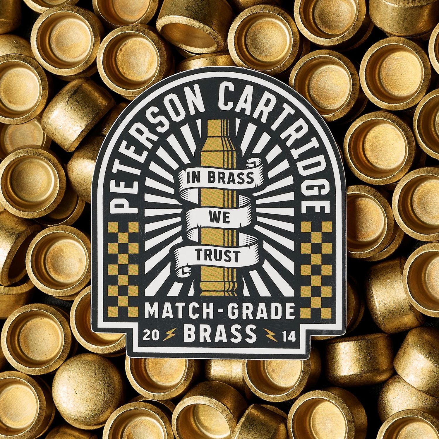In Brass We Trust Sticker