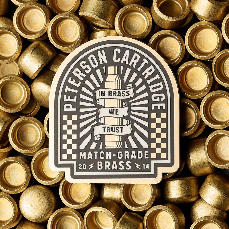 In Brass We Trust Hook and Loop Patch