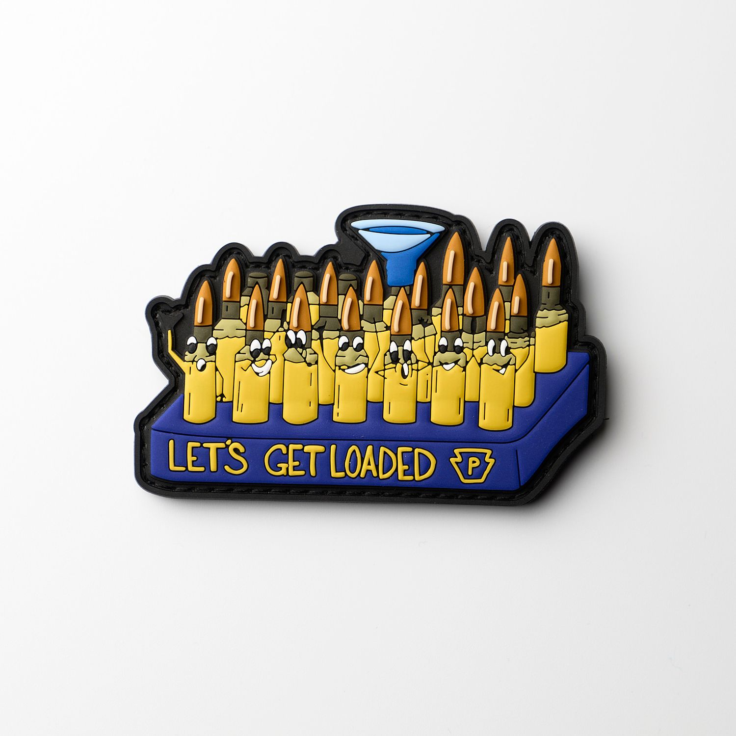 Let's Get Loaded PVC Hook and Loop Patch