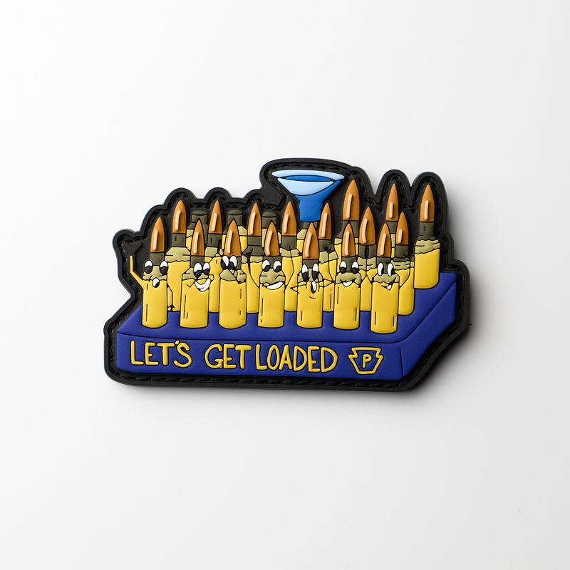Let's Get Loaded PVC Hook and Loop Patch