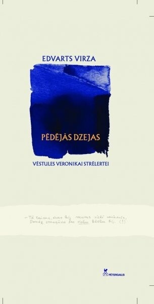 Pēdējās dzejas Vēstules Veronikai Strēlertei