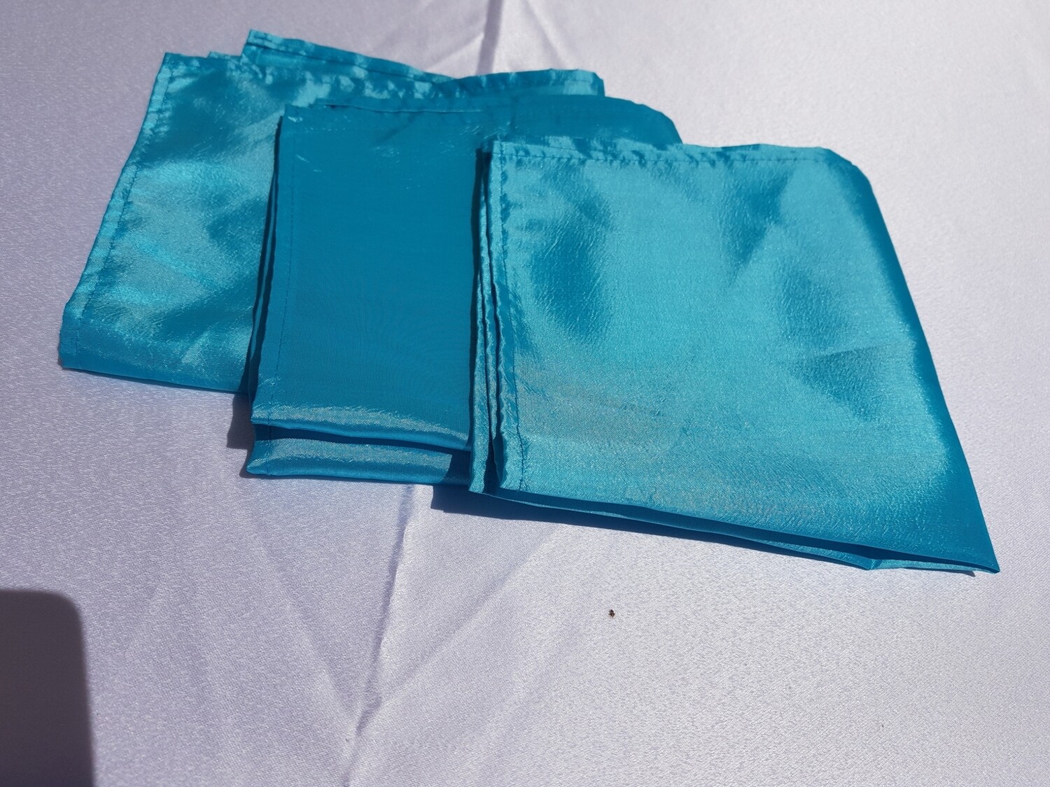 Servet 45x45 cm tafta albastru turcoaz
