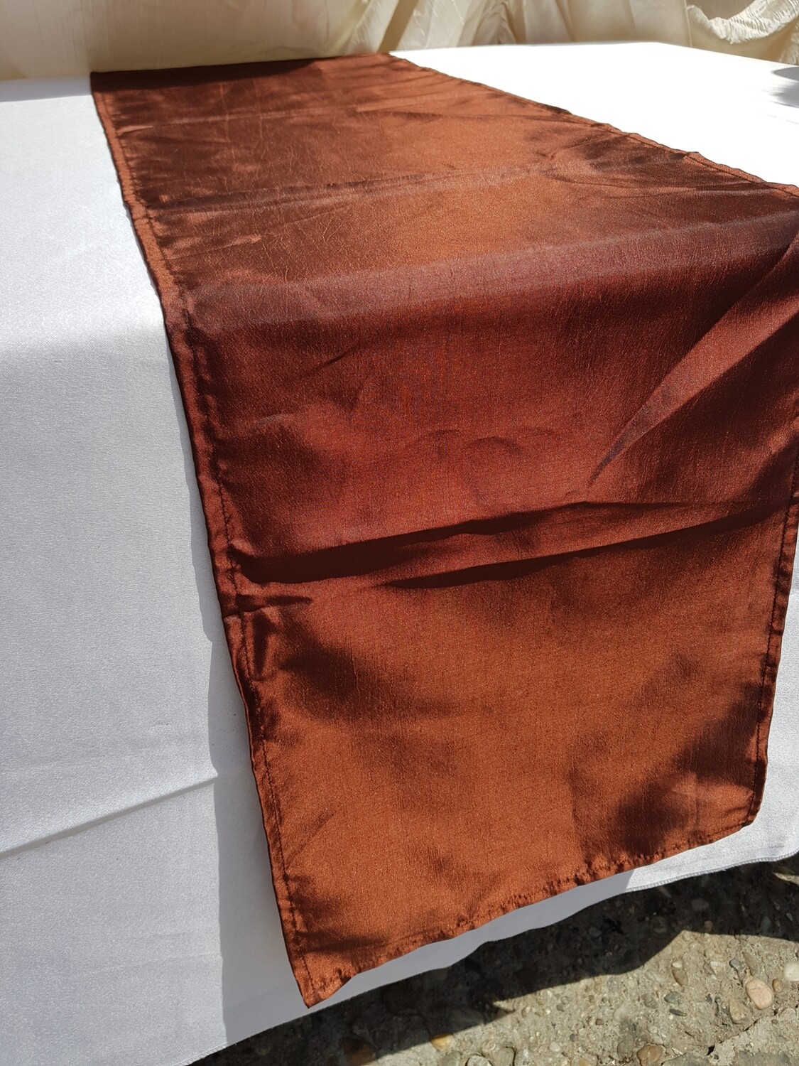 Napron 35x200cm, tafta maro