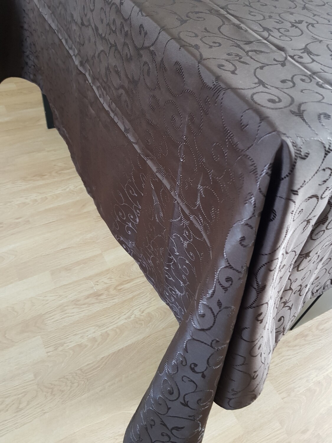 Fata masa 175x195 cm, brocart maro
