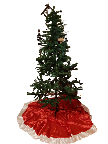 Suport textil brad Crăciun