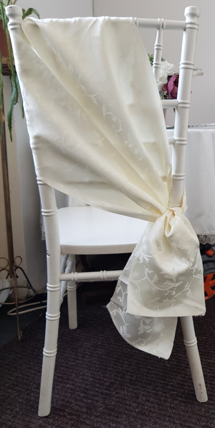 Esarfe confectionate din jacard ivory  20x180cm
