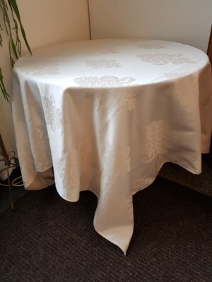 Fata masa 210x210 cm, damasc crem, model spaniol