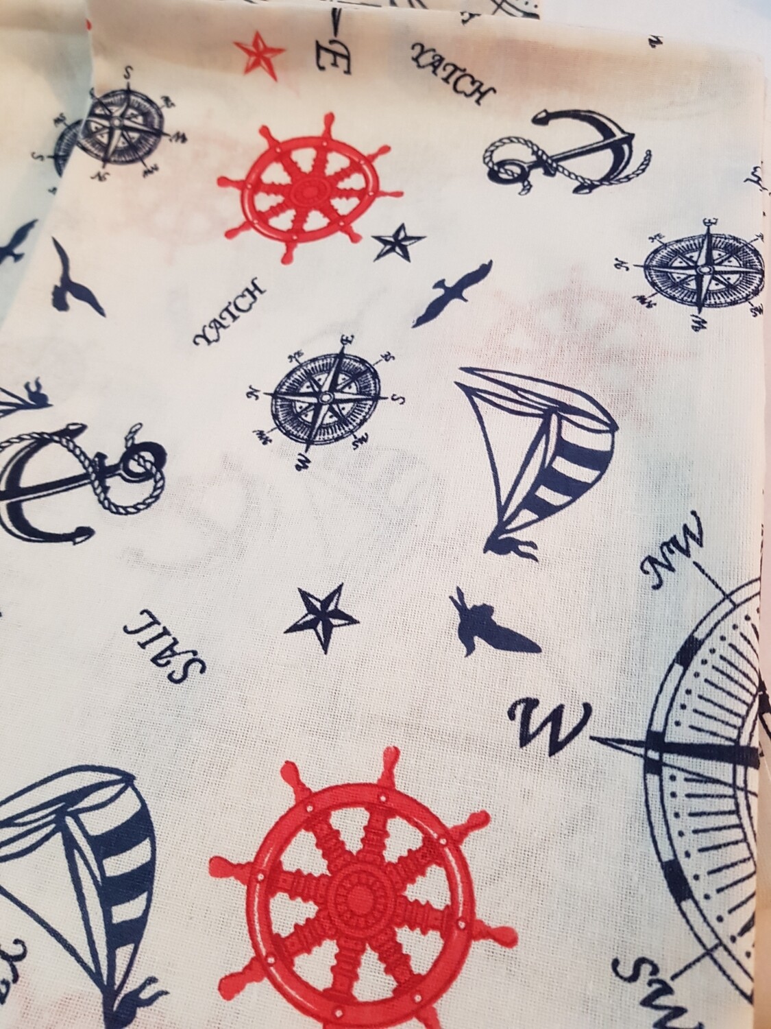 Fata de perna confectionata din bumbac  &quot;yacht&quot;