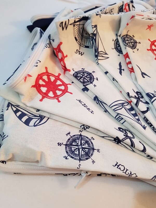 Fata de perna confectionata din bumbac  &quot;yacht&quot;