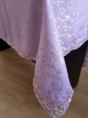 Fata masa 140x240 cm cu  dantela brodata