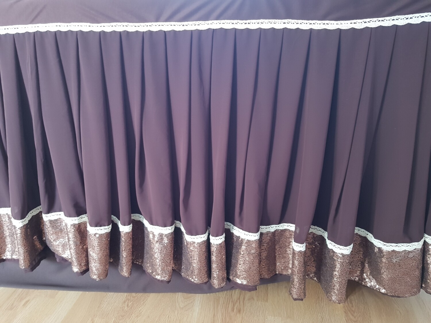 Fustă masă model rustic-modern L480 cm