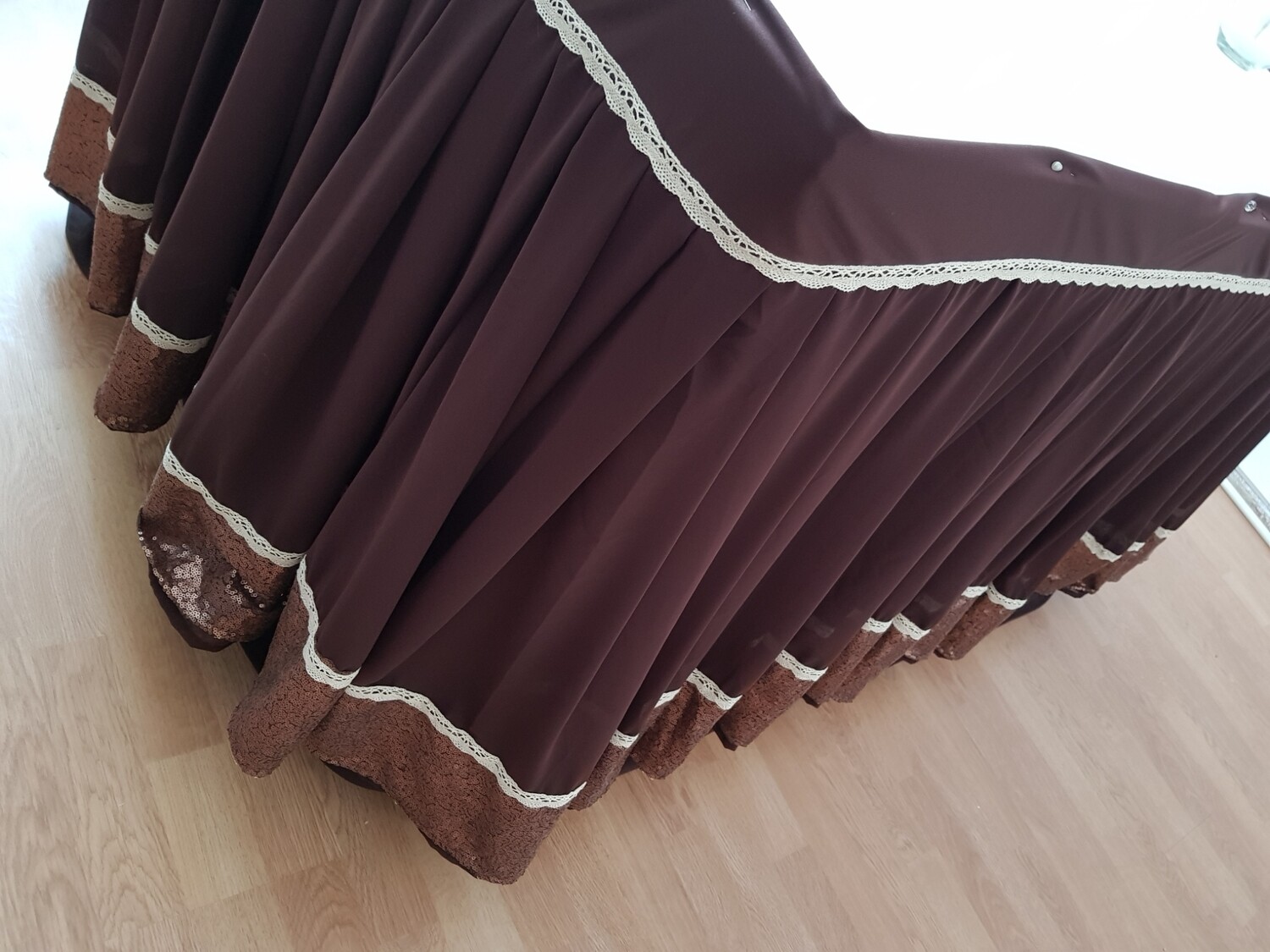 Fustă masă model rustic-modern L480 cm