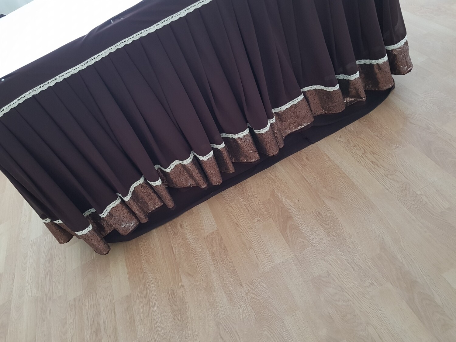 Fustă masă model rustic-modern L480 cm