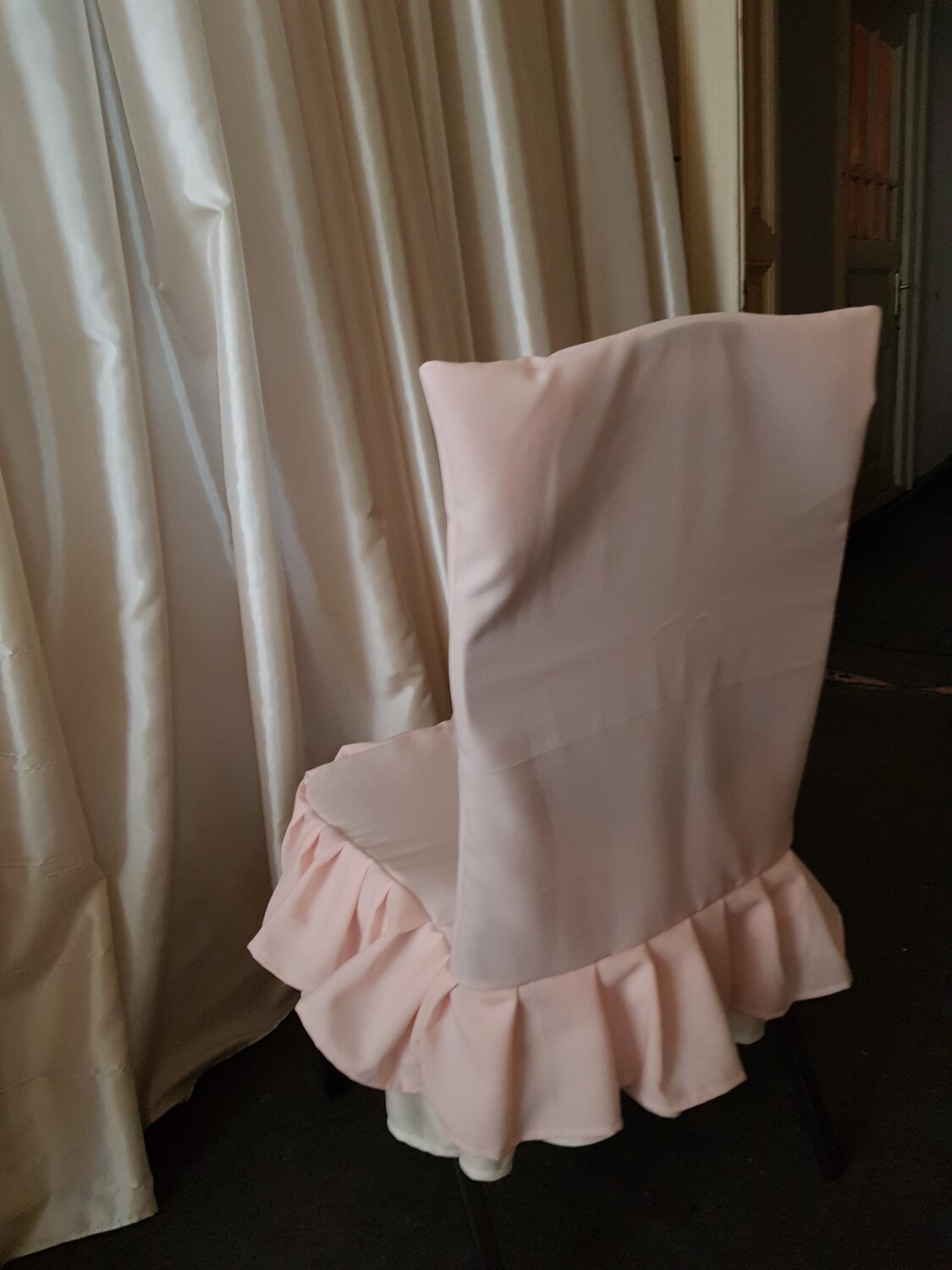 Husa fixa confectionata din minimat peach - fuzz