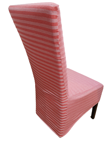 Husa scaun dungi in tonuri roz