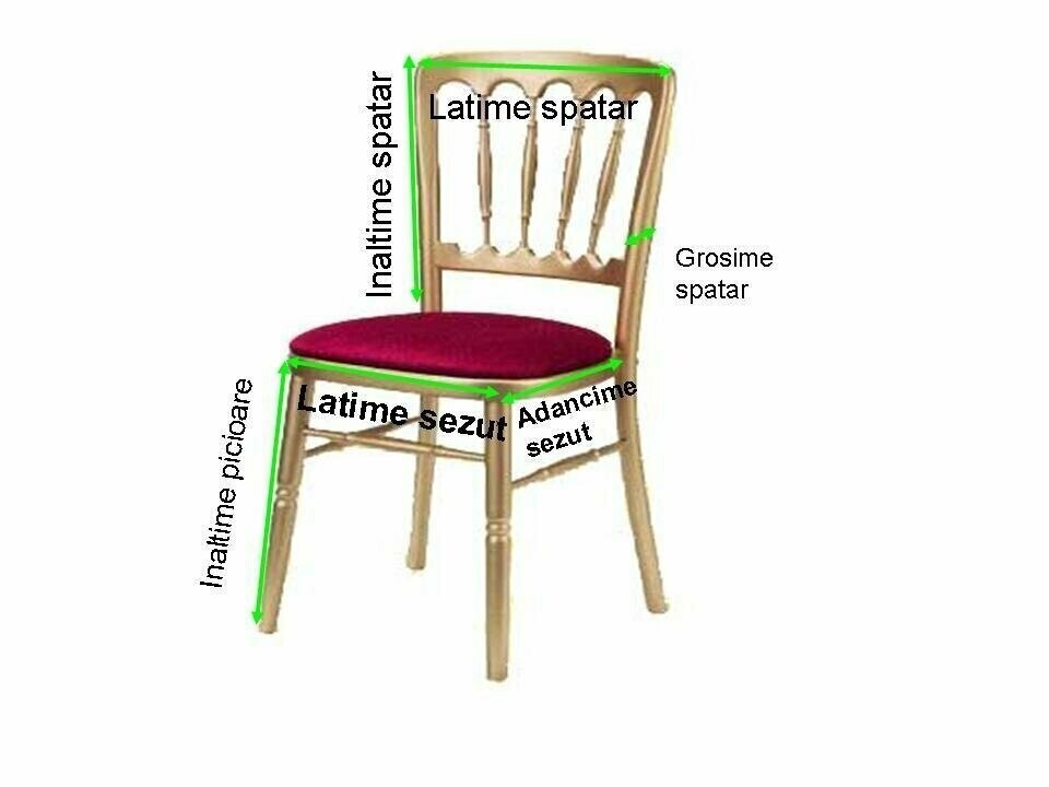 Set 4 huse scaun
