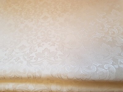 Față de masă dreptunghiulară,  brocart ivory , ”fleur de lis”