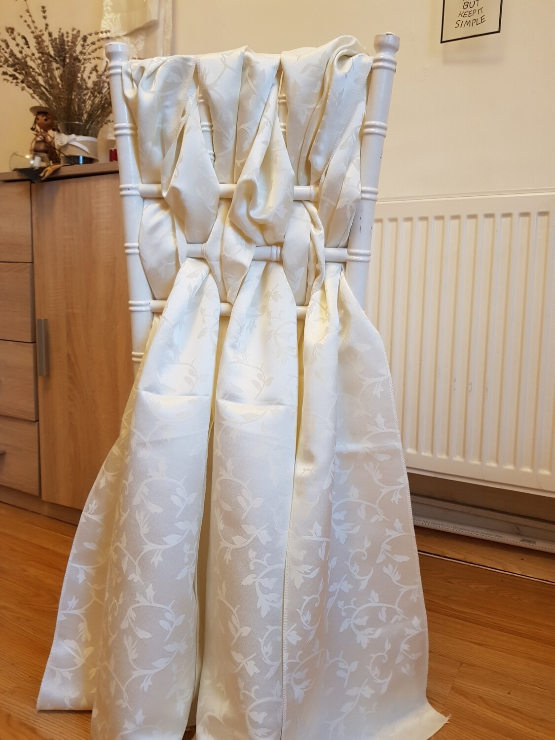 Esarfe confectionate din jacard ivory  20x180cm
